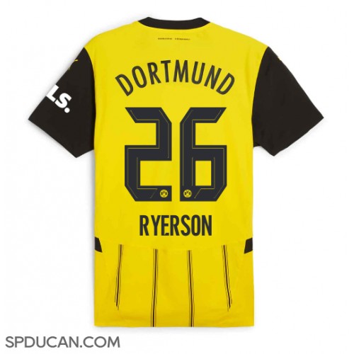 Muški Nogometni Dres Borussia Dortmund Julian Ryerson #26 Domaci 2024-25 Kratak Rukav